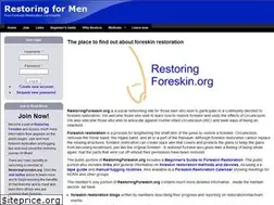 Sites similar to restoringforeskin.org