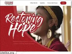 Sites similar to restoringhopenepal.org