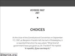 Sites similar to restoringtrust.com