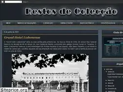 Sites similar to restosdecoleccao.blogspot.com