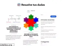 Sites similar to resuelvetusdudas.es