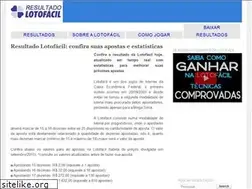 Sites similar to resultadolotofacil.org