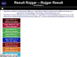 Sites similar to resultrojgar.in