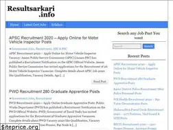 Sites similar to resultsarkari.info