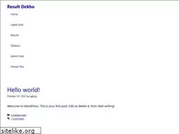 Sites similar to resultsdekho.in