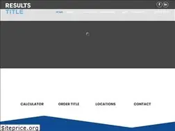 Sites similar to resultstitle.net