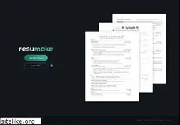 Sites similar to resumake.io
