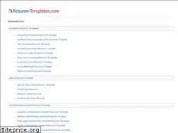 Sites similar to resume-templates.com