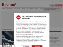 Sites similar to resume.se