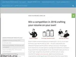 Sites similar to resume2016.net