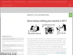 Sites similar to resume2017.net
