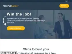 Sites similar to resumebuilder.org