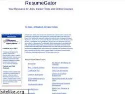 Sites similar to resumegator.com