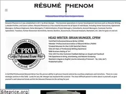 Sites similar to resumephenom.com
