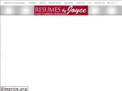 Sites similar to resumesbyjoyce.com