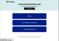 Sites similar to resumestemplates.org