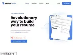Sites similar to resumestudio.careers