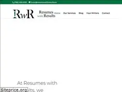 Sites similar to resumeswithresults.ca