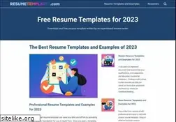 Sites similar to resumetemplates.com