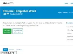 Sites similar to resumetemplatesword.com