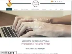 Sites similar to resumevogue.com