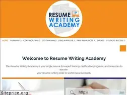 Sites similar to resumewritingacademy.com