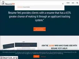 Sites similar to resumeyeti.com