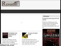 Sites similar to resumo.blog.br