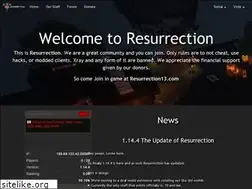 Sites similar to resurrection13.com