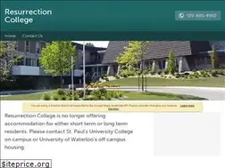 Sites similar to resurrectioncollege.ca