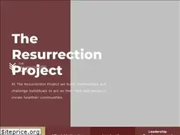 Sites similar to resurrectionproject.org
