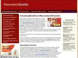 Sites similar to resveratrolbenefits.com