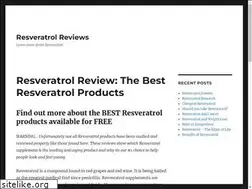 Sites similar to resveratroldosages.com