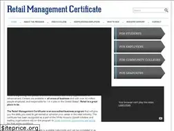 Sites similar to retailmanagementcertificate.com