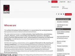 Sites similar to reteitalianaculturapopolare.org