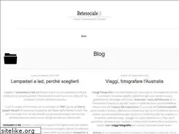 Sites similar to retesociale.it