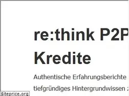 Sites similar to rethink-p2p.de