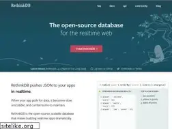 Sites similar to rethinkdb.com