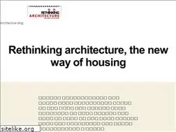 Sites similar to rethinking-architecture.com