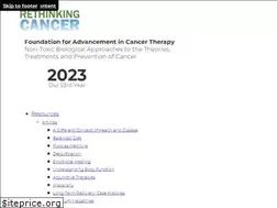 Sites similar to rethinkingcancer.org