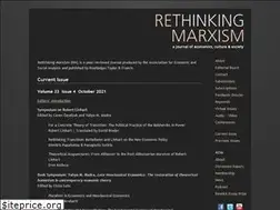 Sites similar to rethinkingmarxism.org