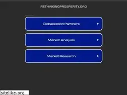 Sites similar to rethinkingprosperity.org
