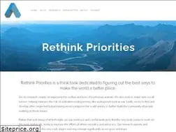 Sites similar to rethinkpriorities.org