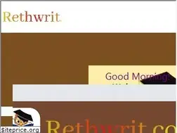 Sites similar to rethwrit.com