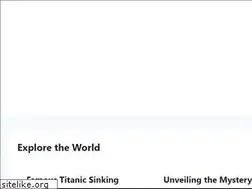 Sites similar to reticentearth.com