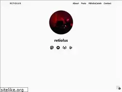 Sites similar to retiolus.net