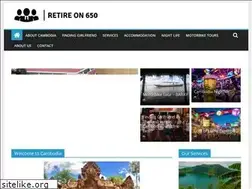 Sites similar to retire-on-650-month.com