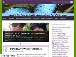 Sites similar to retireforlessincostarica.com