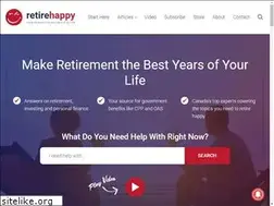 Sites similar to retirehappyblog.ca
