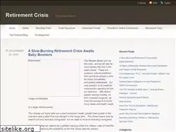 Sites similar to retirementcrisis.wordpress.com